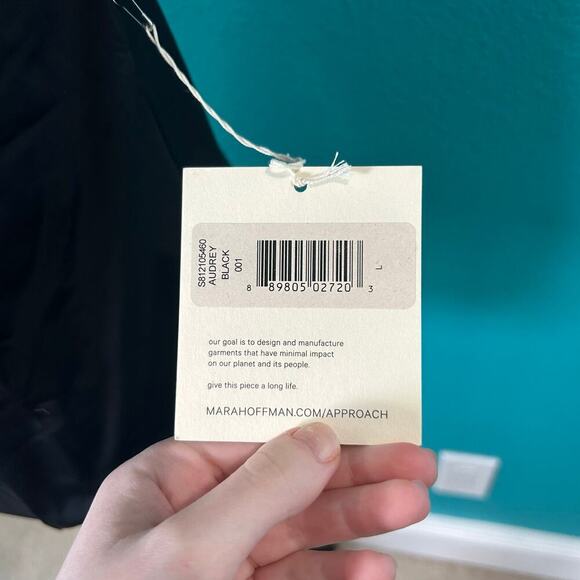 NWT Mara Hoffman Audrey One Piece Deep Cut Swimsuit Swim Surf Paddle Size L - Picture 6 of 6